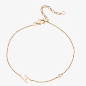 Alphabet Gold Bracelet