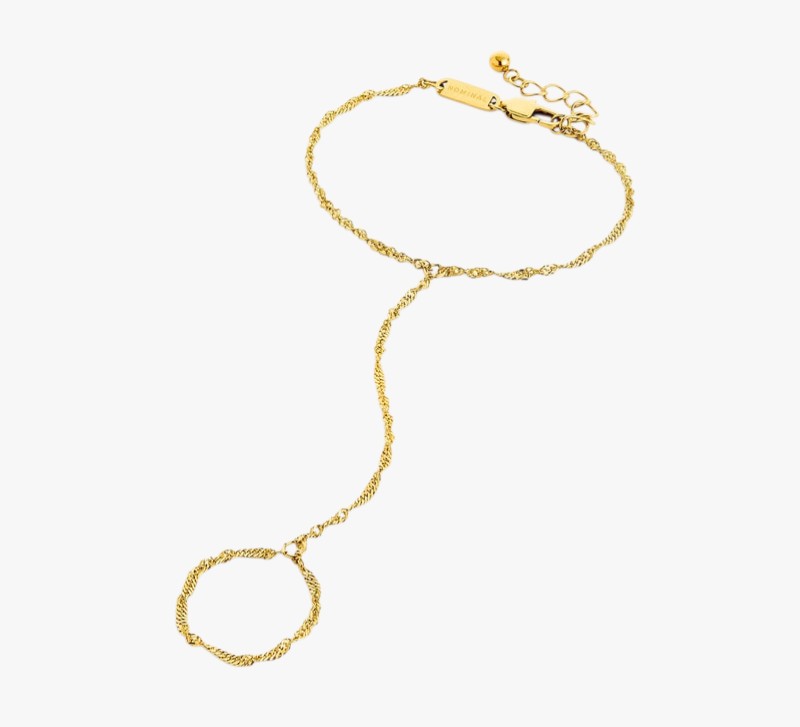 Geeta Gold Hand Chain