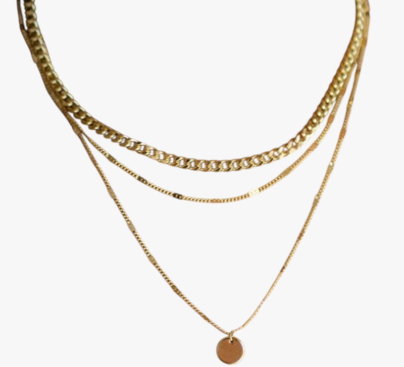 Fine Curb Layered Chains